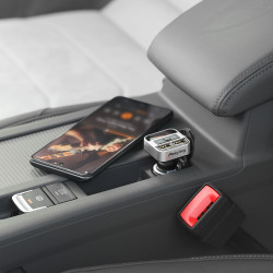 Peiying Transmiter Samochodowy Z Funkcją  Bluetooth (2X Usb) [[