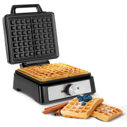 Teesa Gofrownica Teesa, 2 Gofry, 1600W, Inox, Regulacja Mocy [[