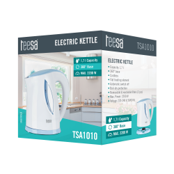 Teesa Czajnik Elektryczny Teesa, 2200 W, Biały, 1,7L [[