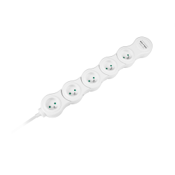 Rebel Przedłużacz Sieciowy (Snake) Rebel , 5 Gniazd, Przewód 1,5M [[