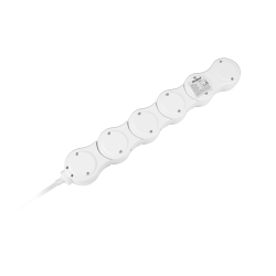 Rebel Przedłużacz Sieciowy (Snake) Rebel , 5 Gniazd, Przewód 1,5M [[