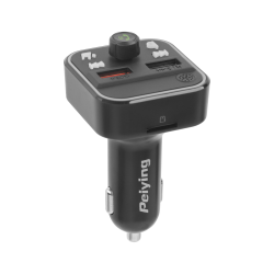 Peiying Transmiter Samochodowy Fm Z Funkcja Bluetooth [[