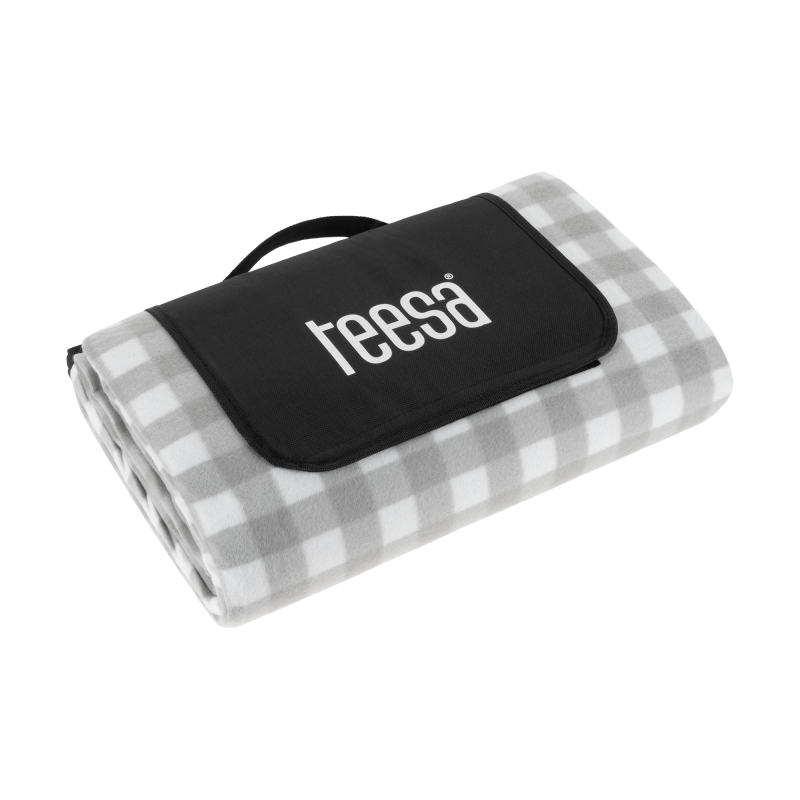 Teesa Koc Mata Piknikowa Z Izolacją 200X200 Cm Teesa - Szara Krata [[