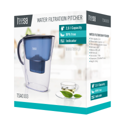 Teesa Dzbanek Filtrujący 2,6 L Niebieski [[