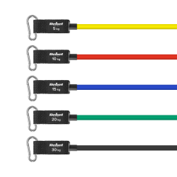 Rebel Zestaw Gum Oporowych Do Ćwiczeń  - Power Tube Set , 5-80 Kg, 5 Gumy,  Rebel Active [[