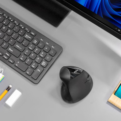 Rebel Bezprzewodowa Mysz Pionowa Rebel Wm500 [[