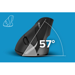 Rebel Bezprzewodowa Mysz Pionowa Rebel Wm500 [[