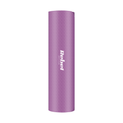 Rebel Mata Gimnastyczna Do Ćwiczeń Joga, Pilates, Fitness, 183X61Cm, Grubość 6Mm, Materiał Tpe, Fioletowa, Rebel Active [[