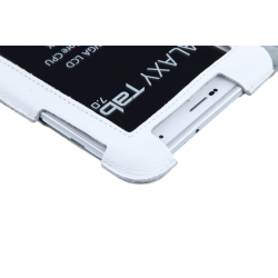 Quer Etui Białe Dedykowane Do Samsung Galaxy Tab P3100 (Skóra Naturalna) [[