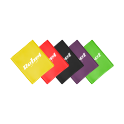 Rebel Zestaw Gum Do Ćwiczeń Lateksowe 2M - Flat Band Lts-1, 2,5-20 Kg, 5 Gum, Rebel Active [[