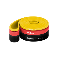 Rebel Zestaw Gum Do Ćwiczeń Lateksowy - Power Band Pls-1, 4-32 Kg, 3 Gumy,  Rebel Active [[