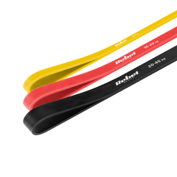 Rebel Zestaw Gum Do Ćwiczeń Lateksowy - Power Band Pls-1, 4-32 Kg, 3 Gumy,  Rebel Active [[