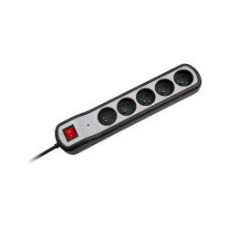 Rebel Listwa Zasilająca Rebel 5 Gniazd Z Przełącznikiem (1,5M, 3X1,5Mm) [[