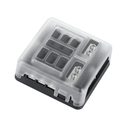 Cabletech Skrzynka Bezpieczników Fb-6 Z Szyną Ujemną I Led [[