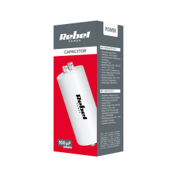 Rebel Kondensator 100Uf 450V Do Silników Jednofazowych [[