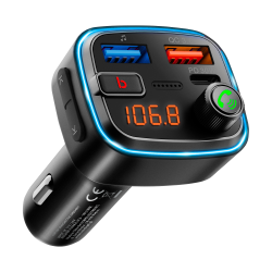 Peiying Transmiter Samochodowy Fm Z Funkcją Bluetooth [[