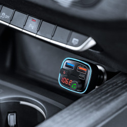 Peiying Transmiter Samochodowy Fm Z Funkcją Bluetooth [[