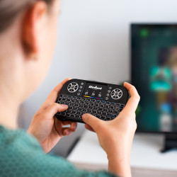 Rebel Bezprzewodowa Klawiatura Rebel Mini Q5 Smart Tv Box [[