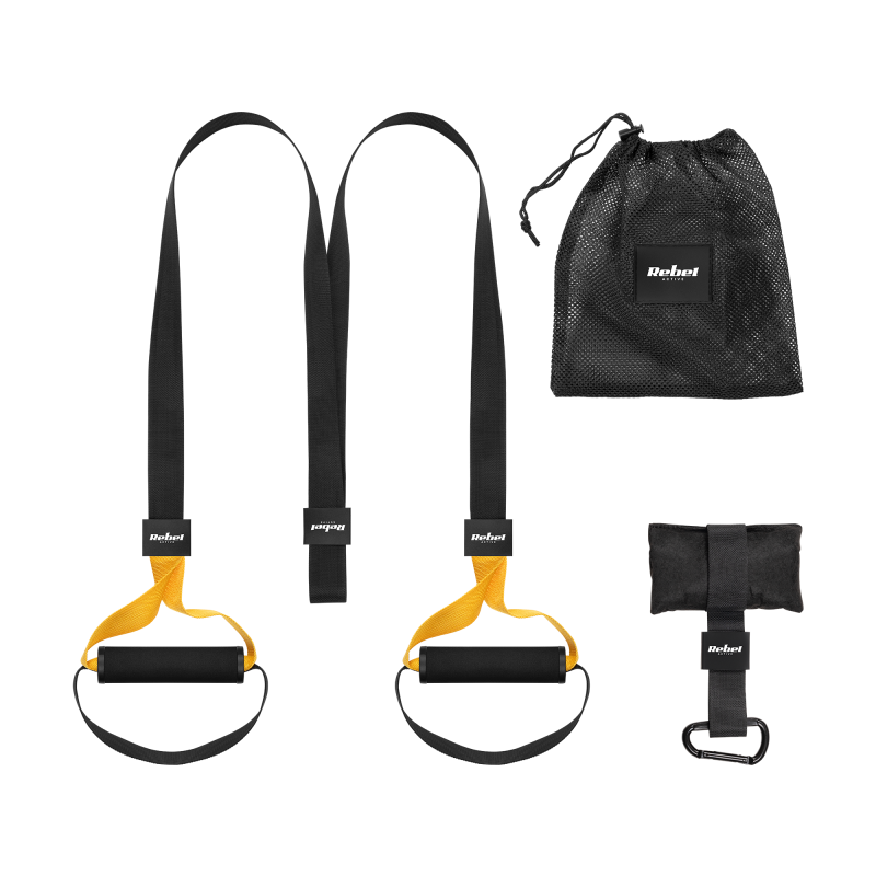 Rebel Taśmy Treningowe Trx P3-1 , Pasy Do Ćwiczeń, Rebel Active [[