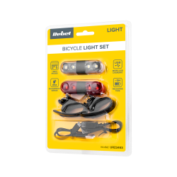 Rebel Komplet Świateł Do Roweru ( Z Przewodem Usb) [[