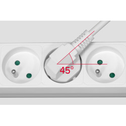 Rebel Przedłużacz Sieciowy Rebel  3 Gniazda + 2 Gniazda Usb, Z Wyłącznikiem - 3M [[
