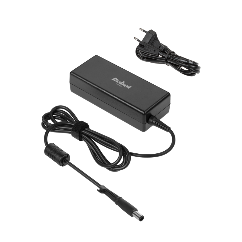 Rebel Zasilacz Rebel Z Kablem Zasilającym Do Laptopa Hp 90 W / 19 V / 4,62 A / 7,4X5,0X12 Mm [[