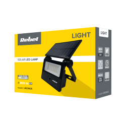 Rebel Reflektor  Solarny Z Czujnkiem Zmierzchu I Ruchu [[