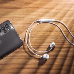 Krüger&Matz Słuchawki Douszne Z Mikrofonem Kruger&Matz B2 Białe [[