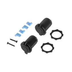 Peiying Ładowarka Samochodowa 2Xusb 3100 Ma + Gniazdo Zapalniczki [[