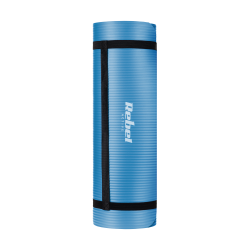 Rebel Mata Gimnastyczna Do Ćwiczeń Joga, Pilates, Fitness, 183X61Cm, Grubość 1Cm, Materiał Nbr, Niebieska, Rebel Active [[