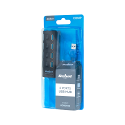 Rebel Hub Usb 3.0 4 Portowy Rebel [[