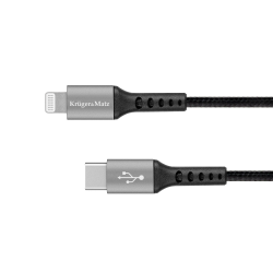 Krüger&Matz Kabel Usb Typu C - Wtyk Lightning C94 Mfi 1 M Kruger&Matz [[