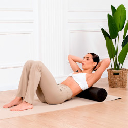 Rebel Wałek Do Masażu, Roller 15X45Cm, Kolor Czarny, Materiał Epp, Rebel Active [[