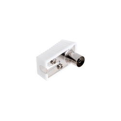 Gniazdo Antenowe Tv Na Kabel Kątowe Duże [[