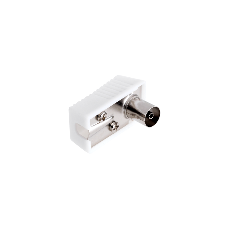 Gniazdo Antenowe Tv Na Kabel Kątowe Duże [[