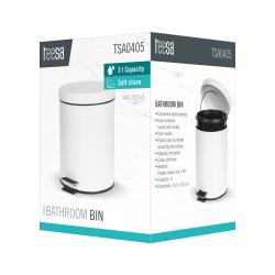 Teesa Kosz Na Śmieci Łazienkowy 3 L (Biały) [[