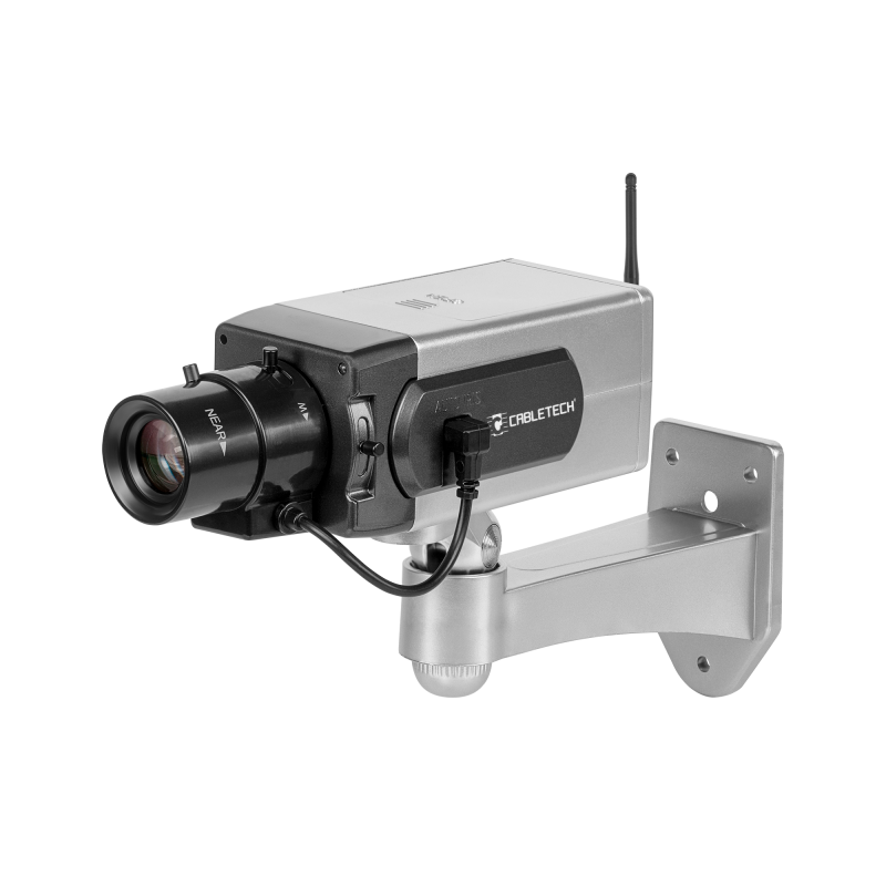 Cabletech Atrapa Kamery Tubowej Z Sensorem Ruchu I Led Dk-13 Cabletech [[