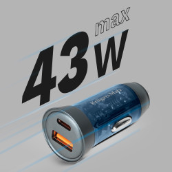 Krüger&Matz Ładowarka Samochodowa 43 W Kruger&Matz [[