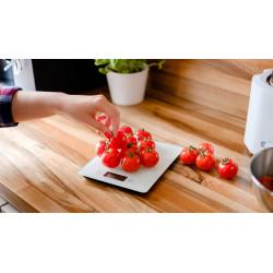 Teesa Waga Kuchenna Szklana Biała [[