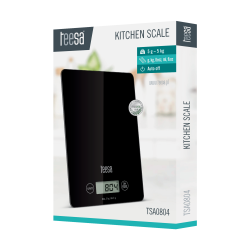 Teesa Waga Kuchenna Szklana Czarna [[