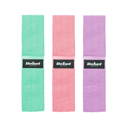 Rebel Zestaw Gum Do Ćwiczeń Materiałowy - Mini Band M, 27-55 Kg, 3 Gumy Materiałowe, Rebel Active [[