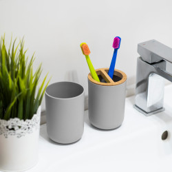 Teesa Zestaw Akcesoriów Łazienkowych (6 Szt.) Szary [[