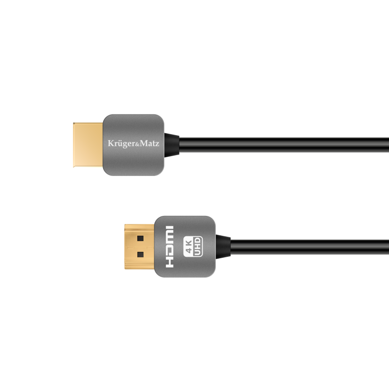 Krüger&Matz Kabel Hdmi - Hdmi Wtyk-Wtyk (A-A) 1.8M Kruger&Matz 4K [[