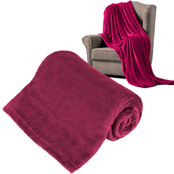 Teesa Koc Polarowy 150X200 Cm Teesa - Amarantowy [[