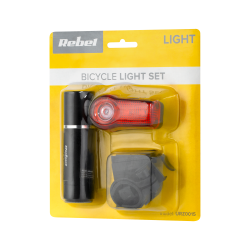 Rebel Komplet Świateł Do Roweru Rebel [[