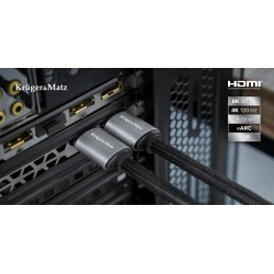 Krüger&Matz Kabel Hdmi-Hdmi 2.1 8K 1,8 M Kruger&Matz [[