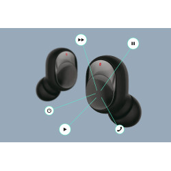 Rebel Słuchawki Bezprzewodowe Dokanałowe Rebel Tws-Y60 [[