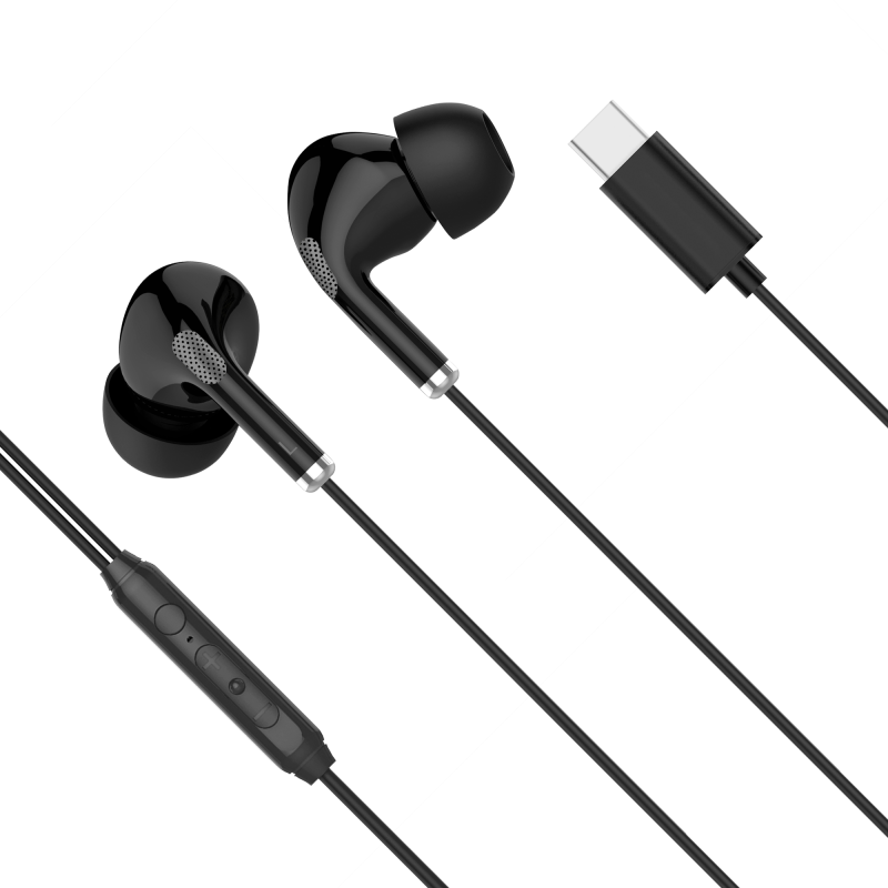 Krüger&Matz Słuchawki Dokanałowe Z Mikrofonem Na Usb-C Kruger&Matz C1 Czarne [[