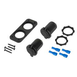 Peiying Ładowarka Samochodowa 2Xusb 3100 Ma + Gniazdo Zapalniczki Do Montażu [[