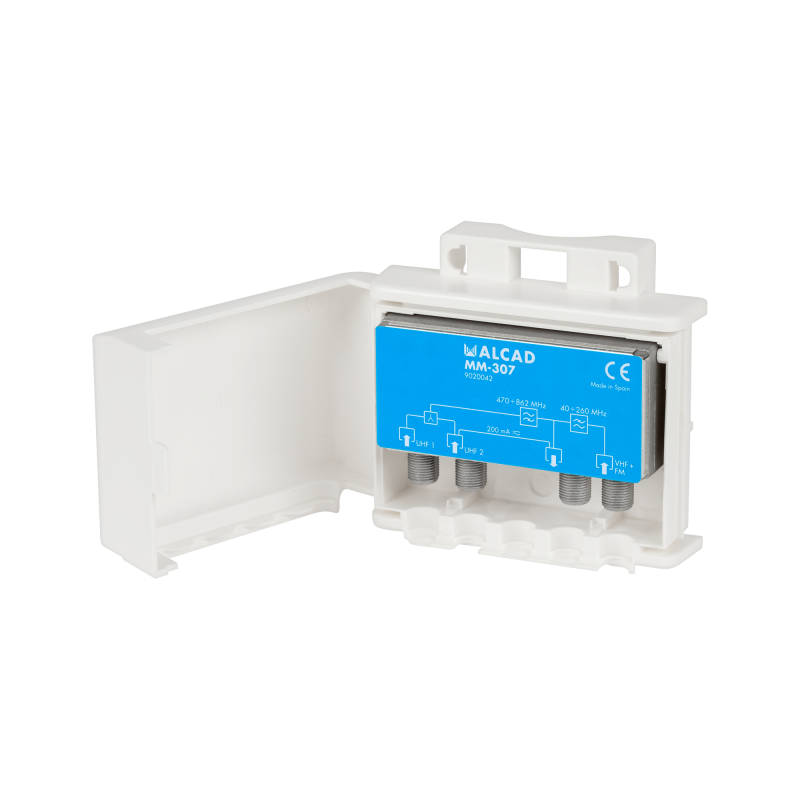 Alcad Multiplexer Mm-307 Uhf-Uhf-Vhf/Fm Mast Alcad [[